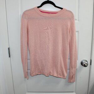 Lululemon Peach Bring it Backbend Cashmere Sweater Size 4